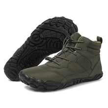 Lade das Bild in den Galerie-Viewer, draussenfeet winter barfussschuhe schneestiefel 31519 armeegrun
