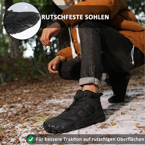 draussenfeet winter barfussschuhe schneestiefel 31519 schwarz