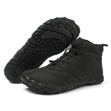 Lade das Bild in den Galerie-Viewer, draussenfeet winter barfussschuhe schneestiefel 31519 schwarz
