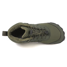 Lade das Bild in den Galerie-Viewer, draussenfeet winter barfussschuhe schneestiefel 31521 armeegrun
