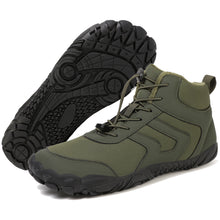 Lade das Bild in den Galerie-Viewer, draussenfeet winter barfussschuhe schneestiefel 31521 armeegrun
