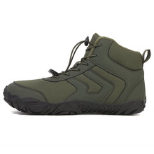 Lade das Bild in den Galerie-Viewer, draussenfeet winter barfussschuhe schneestiefel 31521 armeegrun
