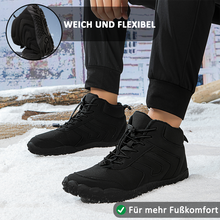 Lade das Bild in den Galerie-Viewer, draussenfeet winter barfussschuhe schneestiefel 31521 schwarz

