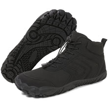 Lade das Bild in den Galerie-Viewer, draussenfeet winter barfussschuhe schneestiefel 31521 schwarz
