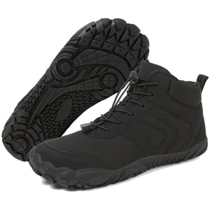 draussenfeet winter barfussschuhe schneestiefel 31521 schwarz
