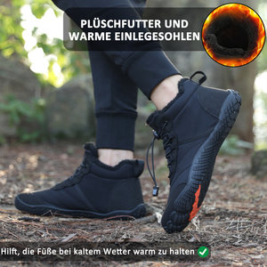 draussenfeet winter barfussschuhe schneestiefel 31525 schwarz