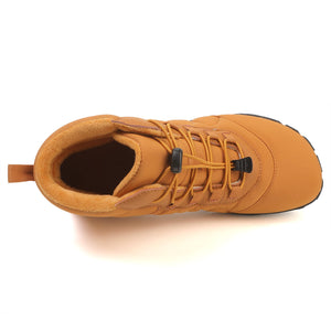 draussenfeet winter barfussschuhe schneestiefel 31526 braun