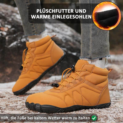 Schneestiefel Verschleißfeste Trekkingschuhe Wanderschuhe Rutschfester & Wasserdichter Barfußschuh für den Winter (Unisex)