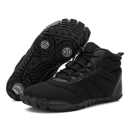 Schneestiefel Verschleißfeste Trekkingschuhe Wanderschuhe Rutschfester & Wasserdichter Barfußschuh für den Winter (Unisex)