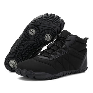 draussenfeet winter barfussschuhe schneestiefel 31526 schwarz