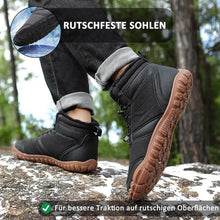 Lade das Bild in den Galerie-Viewer, Herbst &amp; Winter Outdoor Barfuß Schneestiefel Wasserdicht Rutschfest Plüsch Futter Wanderschuhe Schuhe (Unisex)
