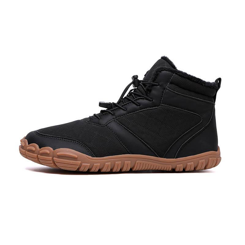 Herbst & Winter Outdoor Barfuß Schneestiefel Wasserdicht Rutschfest Plüsch Futter Wanderschuhe Schuhe (Unisex)