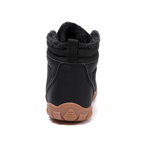 Herbst & Winter Outdoor Barfuß Schneestiefel Wasserdicht Rutschfest Plüsch Futter Wanderschuhe Schuhe (Unisex)