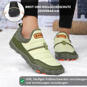 Outdoor-Schuhe mit Plüschfutter, Wasserdicht, Rutschfest, Verschleißfest, Freizeit-Wanderschuhe, Schneestiefel (Unisex)