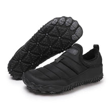 Lade das Bild in den Galerie-Viewer, Outdoor-Schuhe mit Plüschfutter, Wasserdicht, Rutschfest, Verschleißfest, Freizeit-Wanderschuhe, Schneestiefel (Unisex)
