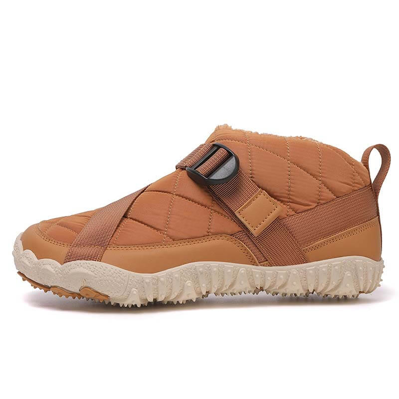 Outdoor-Schuhe für Herren und Damen, Plüschfutter, Wasserdicht, Rutschfest, Verschleißfest, Freizeit-Wanderschuhe, Schneeschuhe (Unisex)