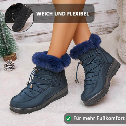 Damen-Schneestiefel Winter Warmes Fleecefutter Verdickte Baumwollschuhe