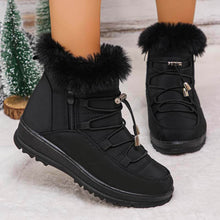 Lade das Bild in den Galerie-Viewer, Damen-Schneestiefel Winter Warmes Fleecefutter Verdickte Baumwollschuhe
