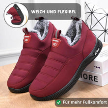 Lade das Bild in den Galerie-Viewer, Damen-Winterschuhe aus Baumwolle mit weicher Sohle und gefütterten Schneestiefeln
