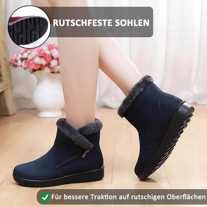 Warme Winterstiefel für Damen aus Baumwolle