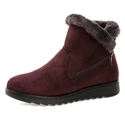 Warme Winterstiefel für Damen aus Baumwolle