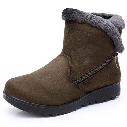 Warme Winterstiefel für Damen aus Baumwolle