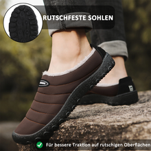 Lade das Bild in den Galerie-Viewer, draussenfeet winter schneeschuhe hausschuhe 31164 braun
