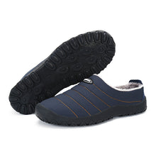 Lade das Bild in den Galerie-Viewer, draussenfeet winter schneeschuhe hausschuhe 31164 dunkelblau
