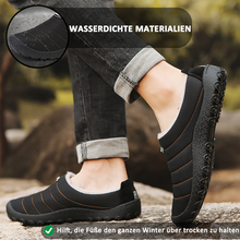 Lade das Bild in den Galerie-Viewer, draussenfeet winter schneeschuhe hausschuhe 31164 schwarz
