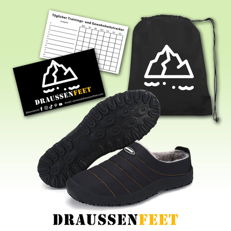 Herren Plüschfutter Wasserdichter Stoff Slip On Soft Sole Casual Slipper