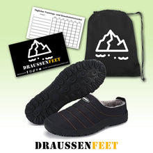Cargar imagen en el visor de la galería, Lenque de felpa para hombres Slip de tela impermeable en la zapatilla informal de salmuera suave
