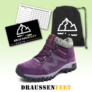 draussenfeet winter schneestiefel 114428 lila