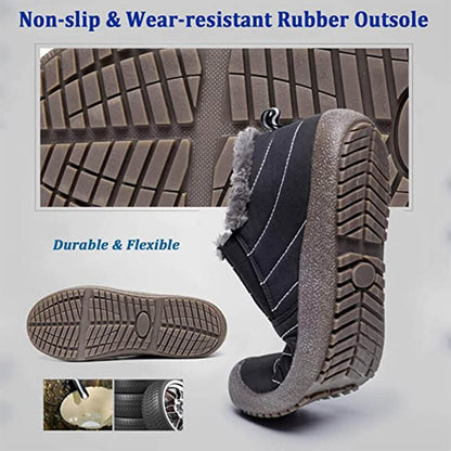 Wasserdichte Warme mit Plüsch Gefütterte Outdoor-Schuhe Stiefeletten Unisex