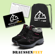 Lade das Bild in den Galerie-Viewer, draussenfeet winter schneestiefel 136862 schwarz

