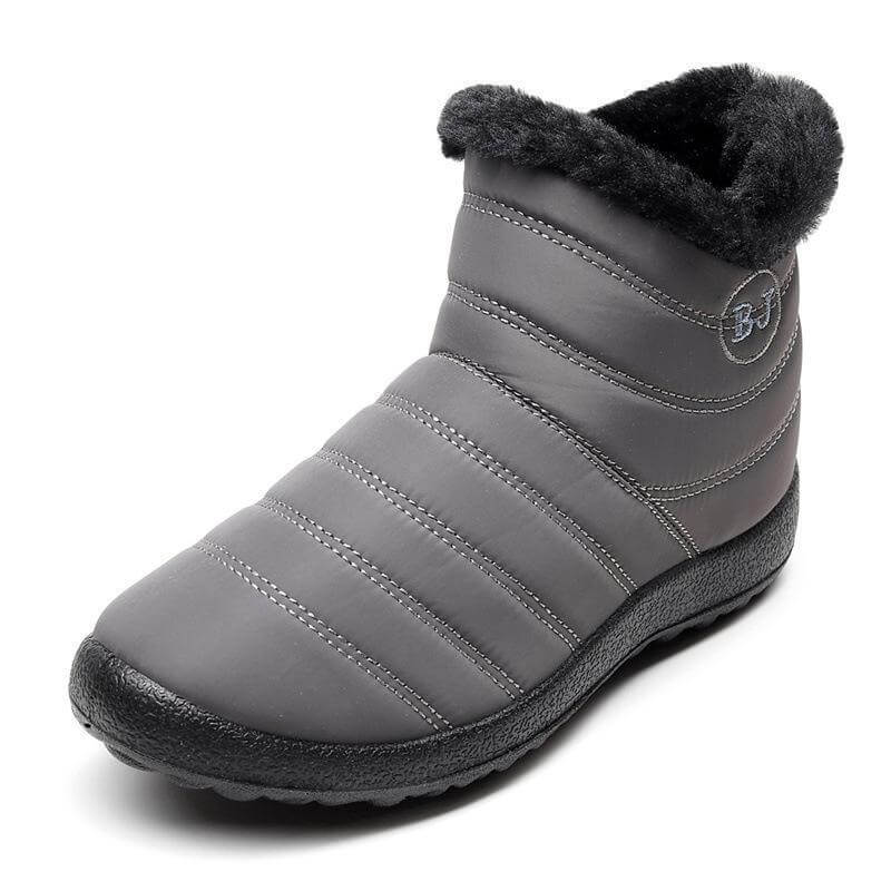 Rutschfeste wasserdichte Damen-Schneeschuhe mit Reißverschluss aus Baumwolle