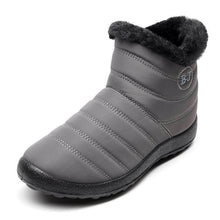Load image into Gallery viewer, Non-slip waterproof women&#39;s snow letters with zipper made of cotton
