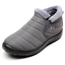 Cargar imagen en el visor de la galería, Calientes raquetas de nieve para hombres Feed de pelaje al aire libre zapatos de invierno anti-deslizamiento de botín liviano
