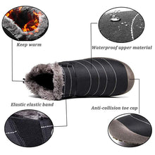 Lade das Bild in den Galerie-Viewer, draussenfeet winter schneestiefel 31152 schwarz
