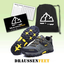 Lade das Bild in den Galerie-Viewer, Herren Wasserdichte Leder Turnschuhe Super Warm Outdoor Wanderschuhe Arbeitsschuhe Winter Schneeschuhe
