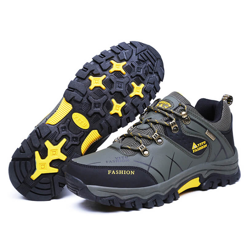 Herren Wasserdichte Leder Turnschuhe Super Warm Outdoor Wanderschuhe Arbeitsschuhe Winter Schneeschuhe