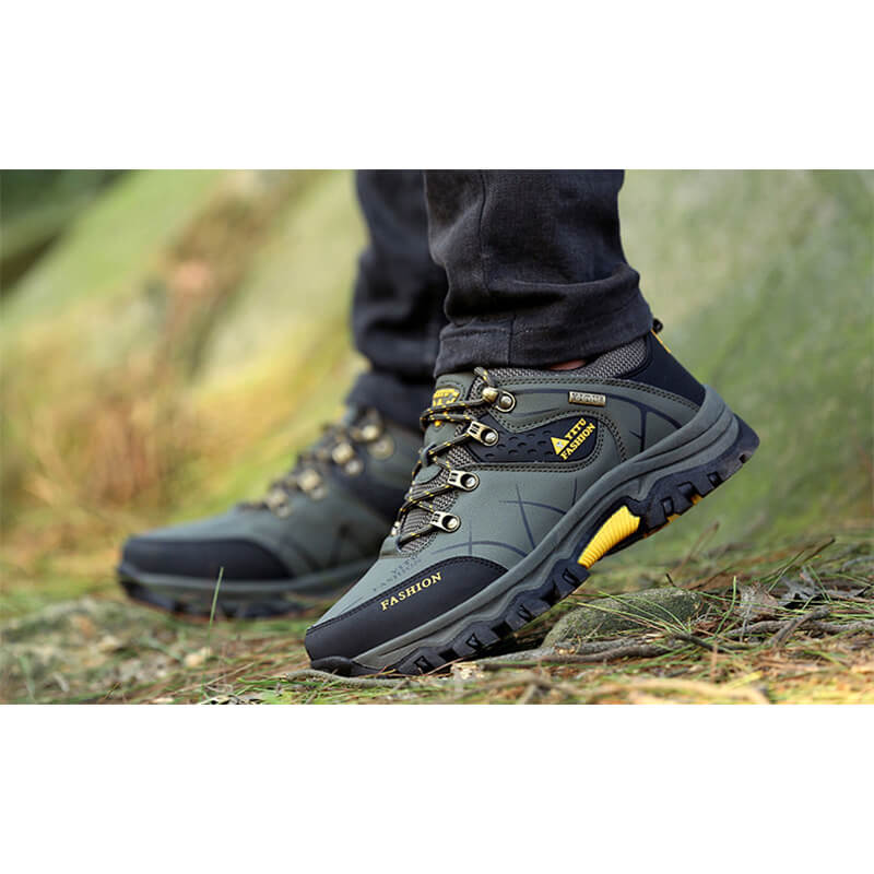 Herren Wasserdichte Leder Turnschuhe Super Warm Outdoor Wanderschuhe Arbeitsschuhe Winter Schneeschuhe
