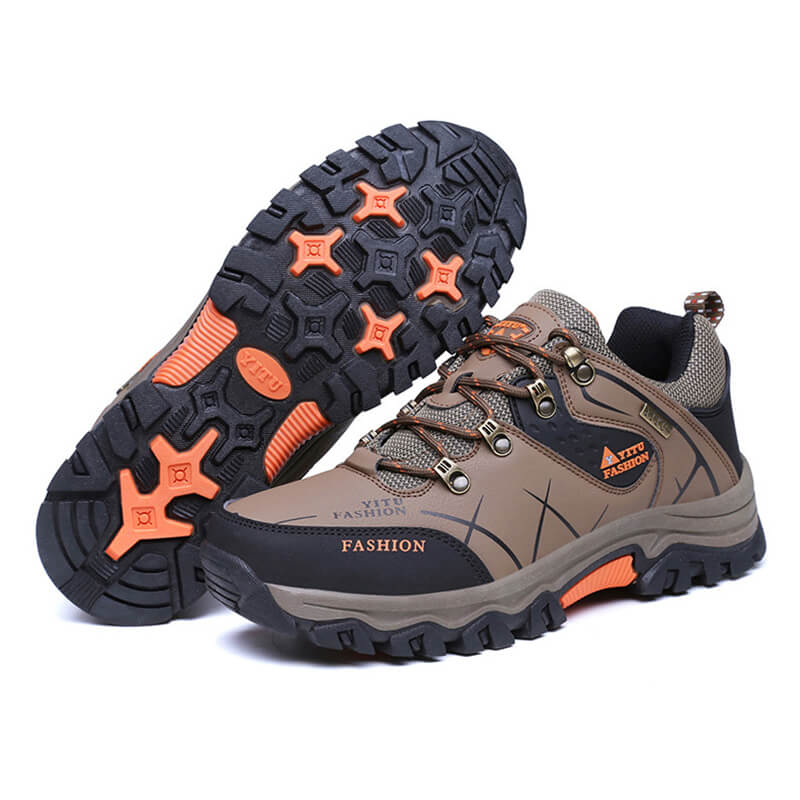 Herren Wasserdichte Leder Turnschuhe Super Warm Outdoor Wanderschuhe Arbeitsschuhe Winter Schneeschuhe