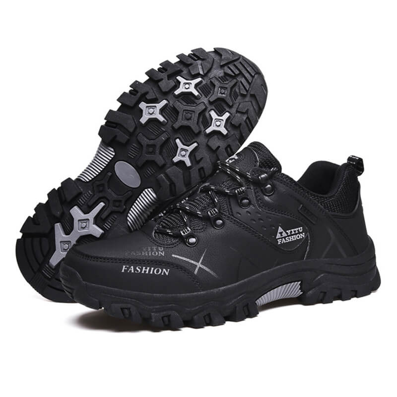 Herren Wasserdichte Leder Turnschuhe Super Warm Outdoor Wanderschuhe Arbeitsschuhe Winter Schneeschuhe