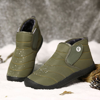 Männer Outdoor Warm Fur Knöchel wasserdichte High-Top-Schneeschuhe