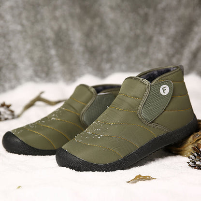 Männer Outdoor Warm Fur Knöchel wasserdichte High-Top-Schneeschuhe