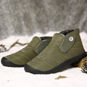 Men Outdoor warm for ankle waterproof high-top snow shoes