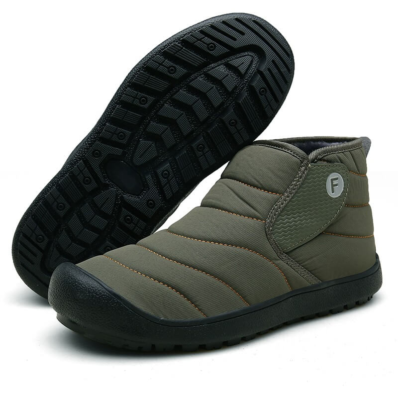 Männer Outdoor Warm Fur Knöchel wasserdichte High-Top-Schneeschuhe