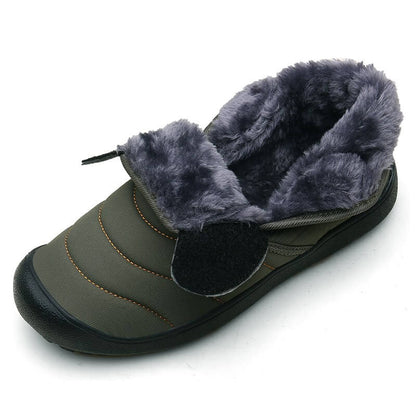 Männer Outdoor Warm Fur Knöchel wasserdichte High-Top-Schneeschuhe