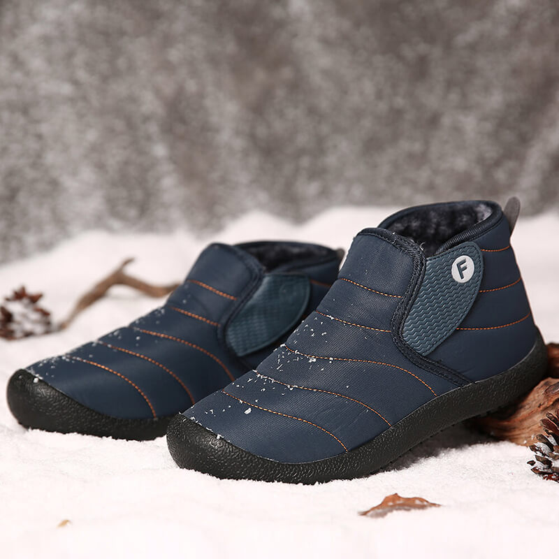Männer Outdoor Warm Fur Knöchel wasserdichte High-Top-Schneeschuhe
