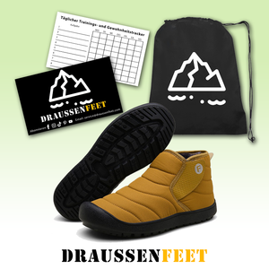 draussenfeet winter schneestiefel 31178 gelb